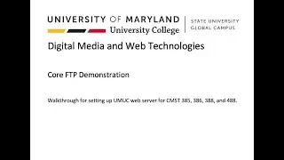 Core FTP Demonstration