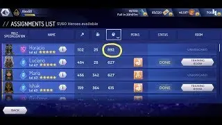 Horacio is a super learner! Training Room tips and tricks  Assassins Creed Rebellion
