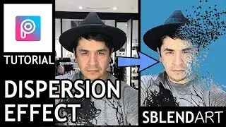Picsart app tutorial -dispersion effect plus Magic - Undead filter!