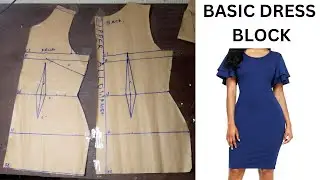Basic Gown Tutorial | How to Draft a Basic Dress / Basic Bodice Block.