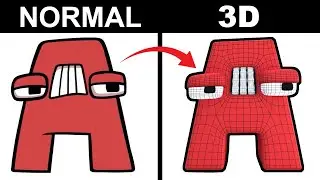 Alphabet Lore 3D (A)