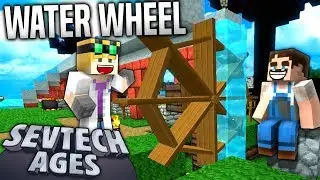 Minecraft - WATER WHEEL - SevTech Ages #42