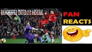 Fan reacts as Manchester United draw with Arsenal 