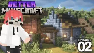 Building a Farmers Hut and Enchanting!