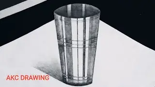 Steel Glass Drawing 3D