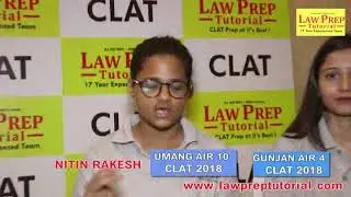 online Clat Coaching, Clat Results , CLAT Toppers 2018 Gunjan