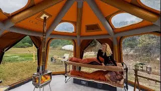 LUXURIOUS CAMPING WITH A NEW INFLATABLE TENT