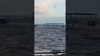 Скадовск. Непогода, прилив