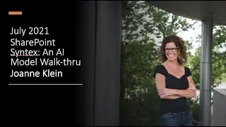 SharePoint Syntex with Joanne Klein