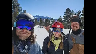 When You Take An Aussie Girl Skiing For The First Time