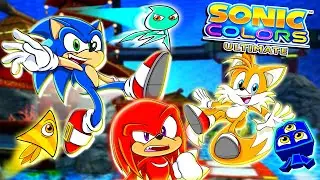 🔵💨 Sonic, Tails, & Knuckles Play Sonic Colors ULTIMATE!  (PART 2)