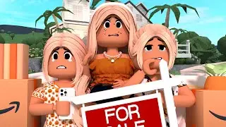 WE GOT EVICTED! *WE ARE HOMELESS, MOVING OUT!* VOICED Roblox Bloxburg Roleplay