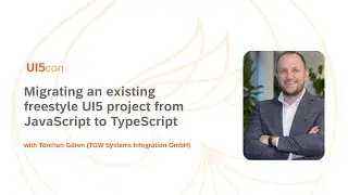 Migrating an existing freestyle UI5 project from JavaScript to TypeScript