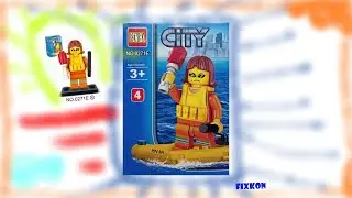 Собираем человечка CITY PIN BA «Герои» 0271E / Сборка конструктора Lego (ЛЕГО)