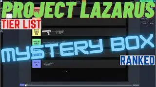 Roblox Project Lazarus: Best Mystery Box Gun Tier List 2021