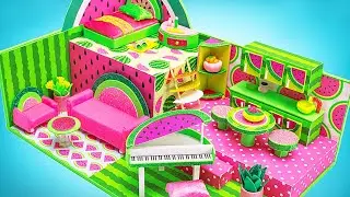 ミニチュアのスイカハウスを作ろう | 楽しくて簡単なDIY 🍉🏠