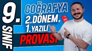 9.sınıf coğrafya 2.dönem 1.yazılı | 2025