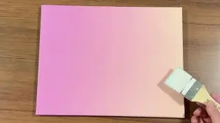 How to Blend Acrylic Paint on Canvas | Color Gradient Blending Demonstration #2