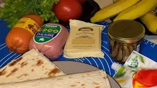 РУЛЕТ из ЛАВАША с ИНДЕЙКОЙ🔥❤️