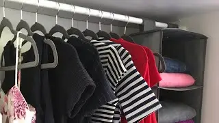 How to organise your wardrobe/closet on a budget