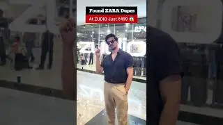 ZARA Dupes at ZUDIO ₹499 😱😎Visit your nearest 