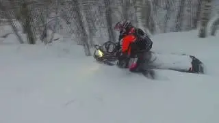Покатушки на снегоходах.  Березинг 2019