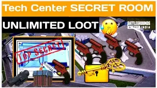 BGMI | 😯 Tech Center SECRET ROOM ! 😯We Want UNLIMITED LOOT ! METAL DOOR SECRET ROOM 😯