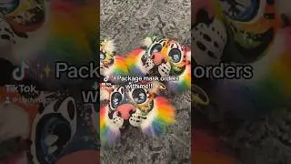 Package mask orders with me!! #therian #furry #therianthropy #theriangear #fursuit