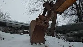 JCB 3cx лопнула задняя стрела один из вариантов как заварить .