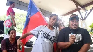 Manu Samoa Support at the National University of Samoa