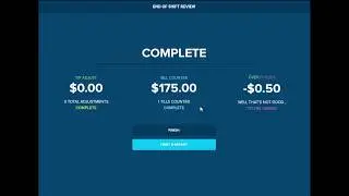 Duet POS System - End of Shift