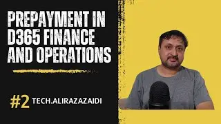 Prepayment in D365 Finance and Operations