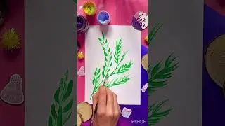 Рисуем МИМОЗУ🌼к 8му марта