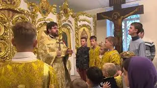 Бог не остается никогда в долгу. Литургия для детей. Прот. Василий Иванов.