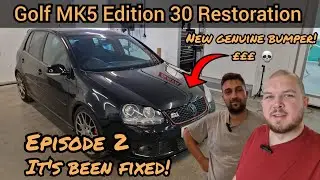PAINTING THE TRASHED £2000 VW Golf GTI EDITION 30. Episode 2 - ft Smash Paintwork