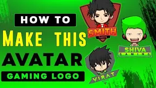 Make this Gaming logo on Android  | how to make avatar gaming logo on android | logo design