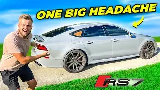 REBUILDING A BADLY WRECKED NARDO AUDI RS7! | PART 4