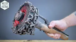 'Widow' Wood Log Marking Hammer Restoration