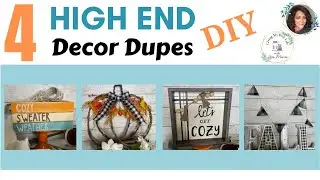 🍁 HIGH END DECOR DUPES FOR DIRT CHEAP | Farmhouse Home Decor DIYS