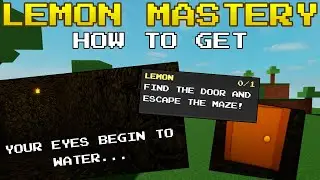 Ability Wars | How to get LEMON MASTERY | Roblox