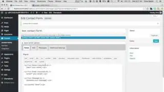 WordPress Tutorial : Contact Form 7 Plugin Install for Wordpress