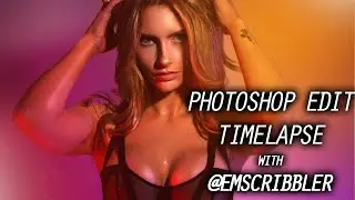 Photoshop Edit Timelapse // GEL photography // with @emscribbler