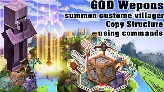 Mastering Command Blocks with God Weapons and Custom Villagers in Minecraft