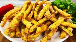 Crispy Potato Sticks! When you have 3 potatoes, prepare this potato dish! Potato sticks,