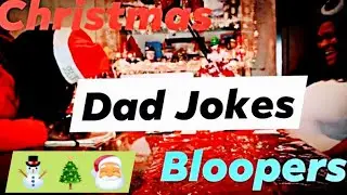 Can't Stop Laughing!| **Christmas Dad Jokes Bloopers**