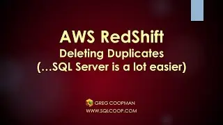 AWS Redshift and Azure Synapse-Removing Duplicate Rows - Hands On Demo!