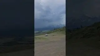 Такая Разная погода в горах Горного Алтая, смотровая площадка на северо-Чуйский хребет Акташ