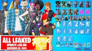 All Fortnite Chapter 2 Remix Leaks, New Skins, Exclusive Emotes & All Cosmetics