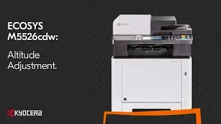 ECOSYS M5526cdw - Altitude Adjustment