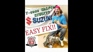 T-Case Shifter Stuck?  EASY FIX! Suzuki Samurai Transfer Case Brass Shift Lever Sheet 